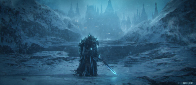 阿尔萨斯握住霜之哀伤