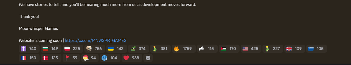 乌龟服官方 Discord 公告截图 乌龟服官方 Discord 公告截图